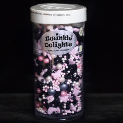 La Ville Lumiere - Dairy Free Soy Free Vegan Sprinkles Medley For Cake (Top 14 Allergen Free, Naturally Sourced Ingredients, Plant-based, Clean Label Free From GMO, Hydrogenated Fat, Palm oil, BRC, Kosher, Halal & FDA)