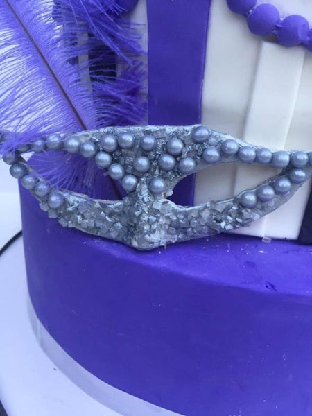 Shimmer Purple 6mm Pearls - Dairy Free Vegan Sprinkles Cake Decoration