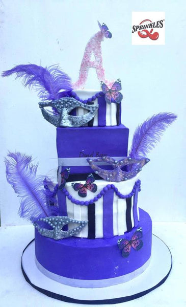 Shimmer Purple 6mm Pearls - Dairy Free Vegan Sprinkles Cake Decoration