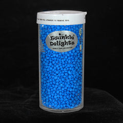 Blue Confetti Dots - Dairy Free Gluten Free Vegan Sprinkles For Cake (Top 14 Allergen Free, Naturally Sourced Ingredients, Plant-based, Clean Label Free From GMO, Hydrogenated Fat, Palm oil, BRC, Kosher, Halal & FDA)