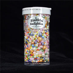 Lovesong - Dairy Free Kosher Certified Sprinkles Blend Cake Decoration (Top 14 Allergen Free, Naturally Sourced Ingredients, Plant-based, Clean Label Free From GMO, Hydrogenated Fat, Palm oil, Vegan, BRC, Halal & FDA)