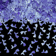 Purple Glitter Mermaid Tails - Nuts Free Dairy Free Edible Decoration (Top 14 Allergen Free, Naturally Sourced Ingredients, Plant-based, Clean Label Free From GMO, Hydrogenated Fat, Palm oil, Certified Vegan, BRC, Kosher, Halal & FDA)