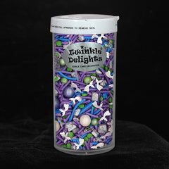 Mermaid Party - Dairy Free Soya Free Sprinkles Medley Cake Decoration (Top 14 Allergen Free, Naturally Sourced Ingredients, Plant-based, Clean Label Free From GMO, Hydrogenated Fat, Palm oil, Certified Vegan, BRC, Kosher, Halal & FDA)