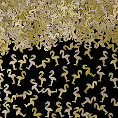 Gold Glitter Flamingos - Soy Free Natural Ingredient Edible Decoration (Top 14 Allergen Free, Plant-based, Clean Label Free From GMO, Hydrogenated Fat, Palm oil, Certified Vegan, BRC, Kosher, Halal & FDA)