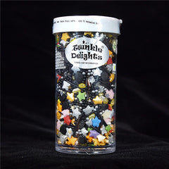 Rocking Star - Gluten Free Clean Lable Vegan Sprinkles Mix Cake Decor (Top 14 Allergen Free, Naturally Sourced Ingredients, Plant-based, Free From GMO, Hydrogenated Fat, Palm oil, BRC, Kosher, Halal & FDA)