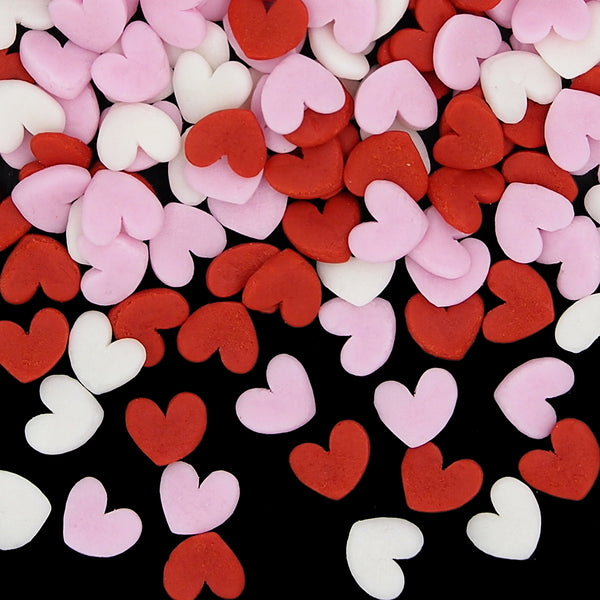 Valentine Confetti Super Heart - No Nuts Natural Ingredients Sprinkles