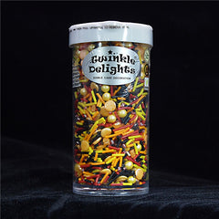 Vampire - Soy Free Nut Free Kosher Certified Sprinkles Medley For Cake (Top 14 Allergen Free, Naturally Sourced Ingredients, Plant-based, Clean Label Free From GMO, Hydrogenated Fat, Palm oil, Vegan, BRC, Halal & FDA)