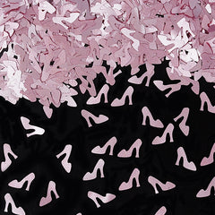 Pink Glitter Stilettos - Dairy Free Soya Free Vegan Edible Decoration (Top 14 Allergen Free, Naturally Sourced Ingredients, Plant-based, Clean Label Free From GMO, Hydrogenated Fat, Palm oil, BRC, Kosher, Halal & FDA)