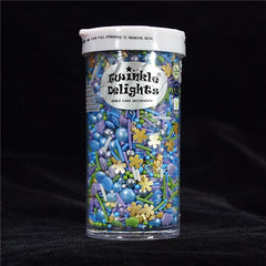 Fairy Mermaid - Gluten Free Soya Free Halal Certified Sprinkles Blend (Top 14 Allergen Free, Naturally Sourced Ingredients, Plant-based, Clean Label Free From GMO, Hydrogenated Fat, Palm oil, Vegan, BRC, Kosher & FDA)