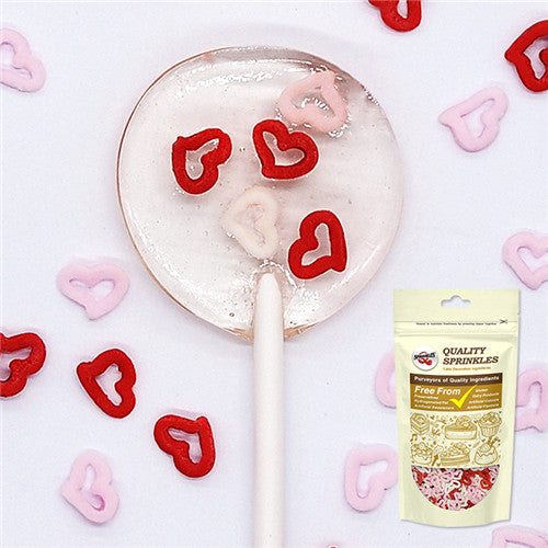 Lover Confetti Angel Hearts - Gluten Free Kosher Certified Sprinkles