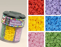Star Sensations - Non Gluten Clean Label Sprinkles Cake Decoration (Top 14 Allergen Free, Naturally Sourced Ingredients, Plant-based, Free From GMO, Hydrogenated Fat, Palm oil, Certified Vegan, BRC, Kosher, Halal & FDA)