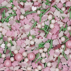 Cherry Blossom - Kosher Certified Natural Ingredients Sprinkles Medley (Top 14 Allergen Free, Plant-based, Clean Label Free From GMO, Hydrogenated Fat, Palm oil, Vegan, BRC, Halal & FDA)