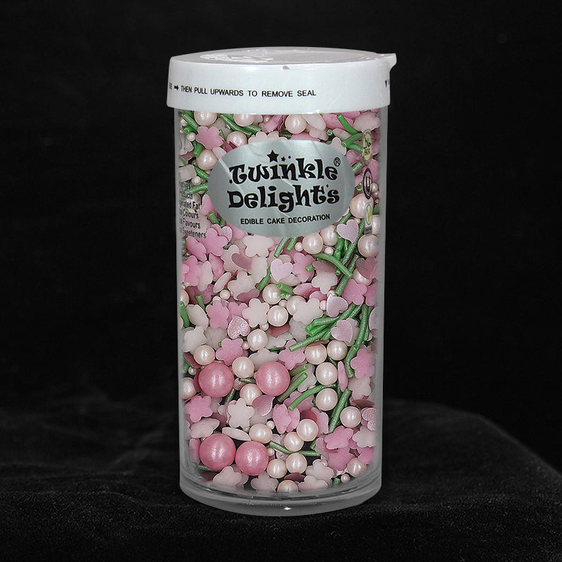 Cherry Blossom - Kosher Certified Natural Ingredients Sprinkles Medley