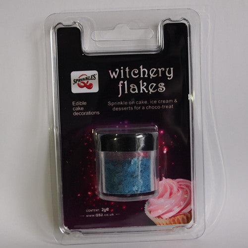Ocean Blue Witchery Flakes - Dairy Free Gluten Free Edible Decoration