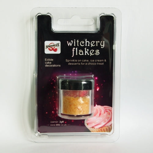 Pastel Peach Witchery Flakes - Nuts Free Halal Edible Decoration