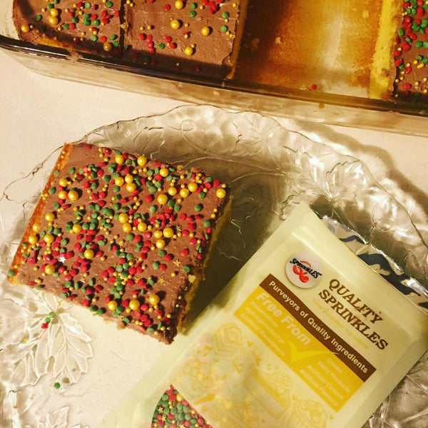 Christmas Surprise - No Gluten Kosher Certified Sprinkles Mix For Cake