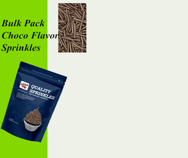 Bulk Pack Choco Flavour Jimmies - Gluten Free Sprinkles Cake Decoration