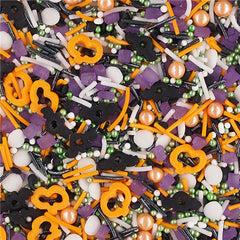 Crazy Pumpkin - Halal Certified Natural Ingredients Sprinkles For Cake (Top 14 Allergen Free,  Plant-based, Clean Label Free From GMO, Hydrogenated Fat, Palm oil, Vegan, BRC, Kosher & FDA)