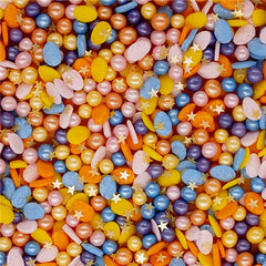Easter Egg - Dairy Free Soya Free Natural Ingredients Sprinkles Medley (Top 14 Allergen Free, Plant-based, Clean Label Free From GMO, Hydrogenated Fat, Palm oil, Certified Vegan, BRC, Kosher, Halal & FDA)