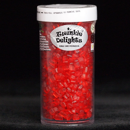 Red Sparkling Sugar - Clean Label kosher Sprinkles Cake Decoration