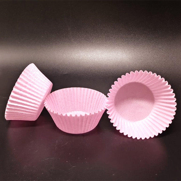 Edible Wafer Paper Pink Cupcake Case - Gluten Free Cake Decoration
