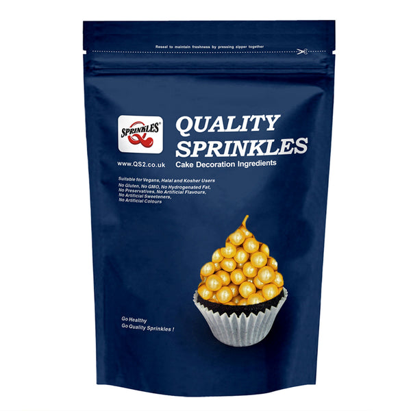 Bulk Pack Gold & Silver Sprinkles - Non Dairy Vegan Sprinkles For Cake