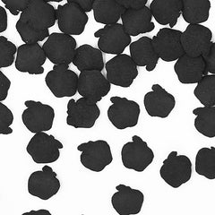 Black Confetti Apple - Gluten Free Vegan Sprinkles Cake Decoration (Top 14 Allergen Free, Naturally Sourced Ingredients, Plant-based, Clean Label Free From GMO, Hydrogenated Fat, Palm oil, BRC, Kosher, Halal & FDA)