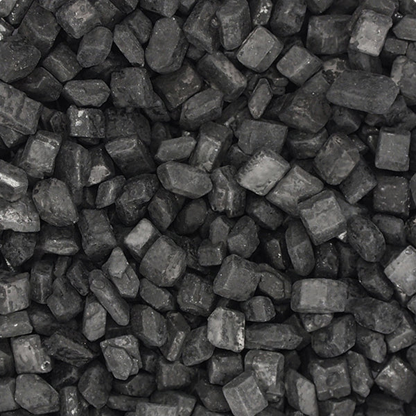 Black Sugar Rocs - No Gluten No Soya Vegan Sprinkles Cake Decoration