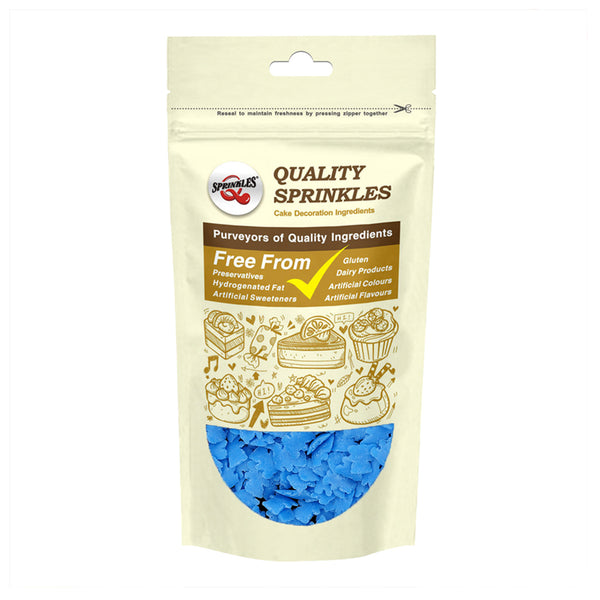Blue Confetti Teddy Bear - Gluten Free Soya Free Clean Lable Sprinkles