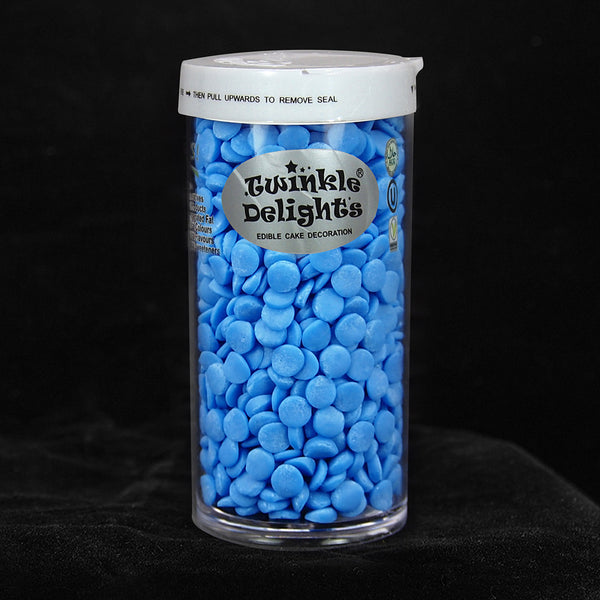 Blue Confetti Sequins - Dairy Free Kosher Certified Sprinkles For Cake