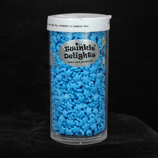 Blue Confetti Star - Gluten Free Clean Label Sprinkles Cake Decoration