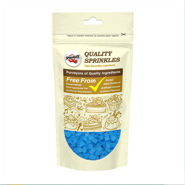 Blue Sparkling Sugar - Nuts Free No Gluten Halal Certified Sprinkles