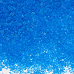 Blue Sugar Crystals - Gluten Free Nuts Free Sprinkles Cake Decoration (Top 14 Allergen Free, Naturally Sourced Ingredients, Plant-based, Clean Label Free From GMO, Hydrogenated Fat, Palm oil, Certified Vegan, BRC, Kosher, Halal & FDA)