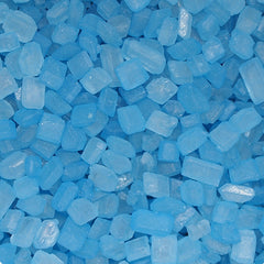 Blue Sugar Rocs - Soya Free Nuts Free Halal Certified Sprinkles (Top 14 Allergen Free, Naturally Sourced Ingredients, Plant-based, Clean Label Free From GMO, Hydrogenated Fat, Palm oil, Vegan, BRC, Kosher & FDA)