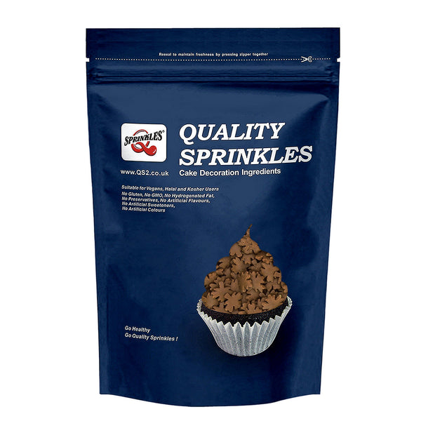 Choco Flavour Confetti Maple Leaves - Gluten Free Dairy Free Sprinkles