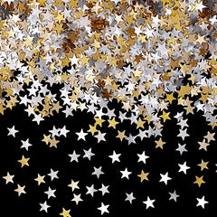 Holiday Glitter Star - Non GMO Sugar Free Halal Edible Decoration (Top 14 Allergen Free, Naturally Sourced Ingredients, Plant-based, Clean Label, Hydrogenated Fat, Palm oil, Certified Vegan, BRC, Kosher & FDA)