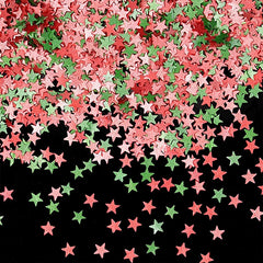 Holiday Glitter Stars - Gluten Free Non GMO Vegan Edible Decoration (Top 14 Allergen Free, Naturally Sourced Ingredients, Plant-based, Clean Label, Hydrogenated Fat, Palm oil,BRC, Kosher, Halal & FDA)