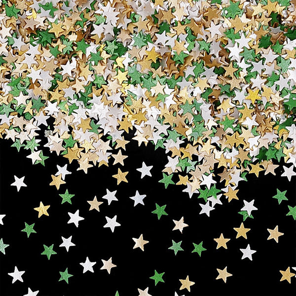 Holiday Glitter Stars - Non Dairy Kosher Certified Edible Decoration