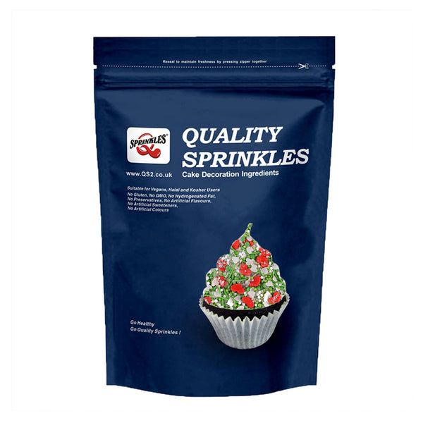 Christmas Wishes - Dairy Free Kosher Certified Halal Sprinkels Medley