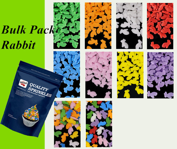 Bulk Pack Confetti Rabbit - Dairy Free Soya Free Sprinkles Cake Decor