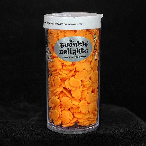 Orange Confetti Pumpkin (filled) - Gluten Free Sprinkles Cake Decor