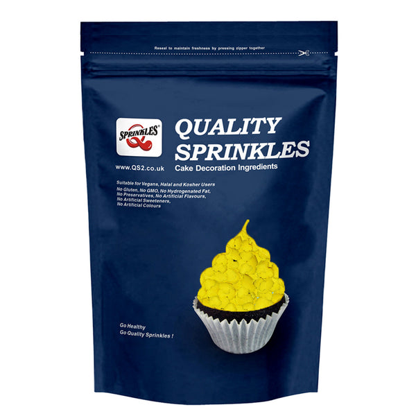 Yellow Confetti Car - Non Dairy Kosher Certified Sprinkles For Cakes