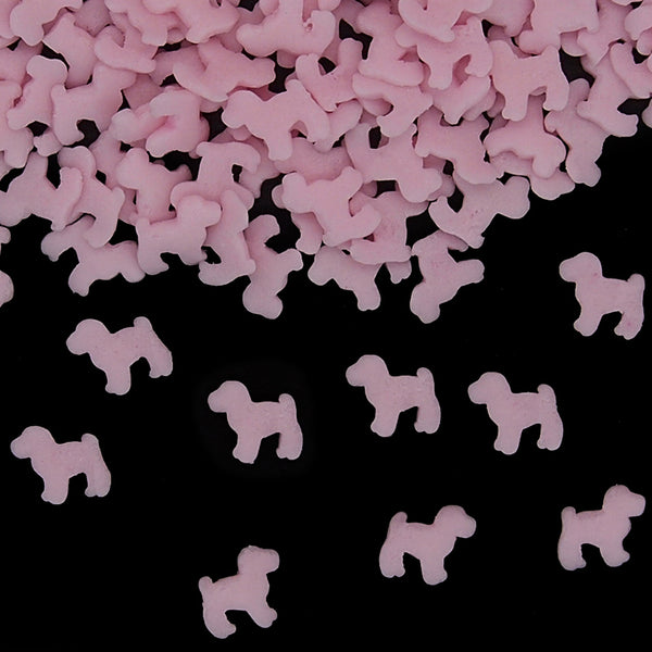 Pink Confetti Dog- Gluten Free Dairy Free Sprinkles Cake Decorations