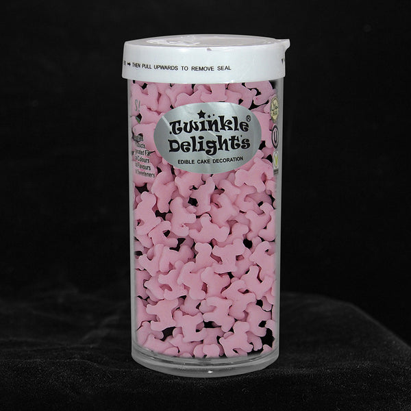 Pink Confetti Dog- Gluten Free Dairy Free Sprinkles Cake Decorations