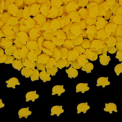 Yellow Confetti Pig - Soya Free Nuts Free Halal Sprinkles Cake Decor (Top 14 Allergen Free, Naturally Sourced Ingredients, Plant-based, Clean Label Free From GMO, Hydrogenated Fat, Palm oil, Certified Vegan, BRC, Kosher & FDA)