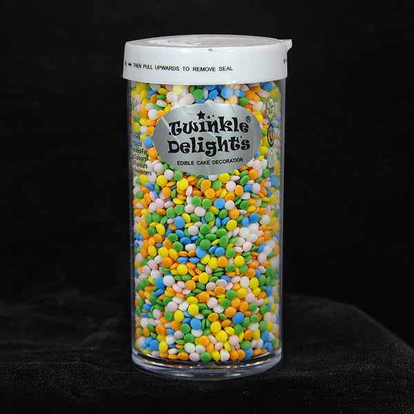 Easter Confetti Dots - Halal Certified Nuts Free Sprinkles For Cake
