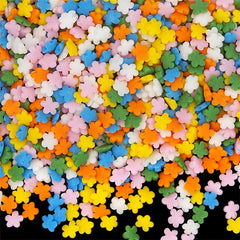 Pastel Rainbow Confetti Flower - Halal Certified No Soya Sprinkles (Top 14 Allergen Free, Naturally Sourced Ingredients, Plant-based, Clean Label Free From GMO, Hydrogenated Fat, Palm oil, Vegan, BRC, Kosher & FDA)