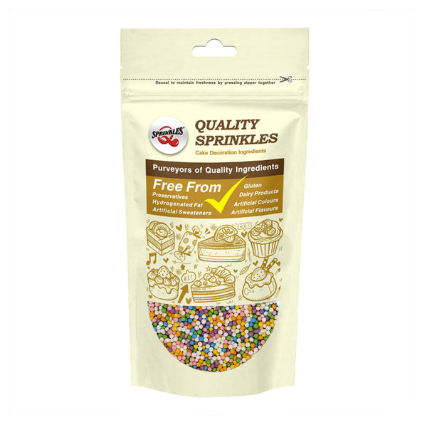 Spring Nonpareils - Nut Free Halal Certified Sprinkles Cake Decoration