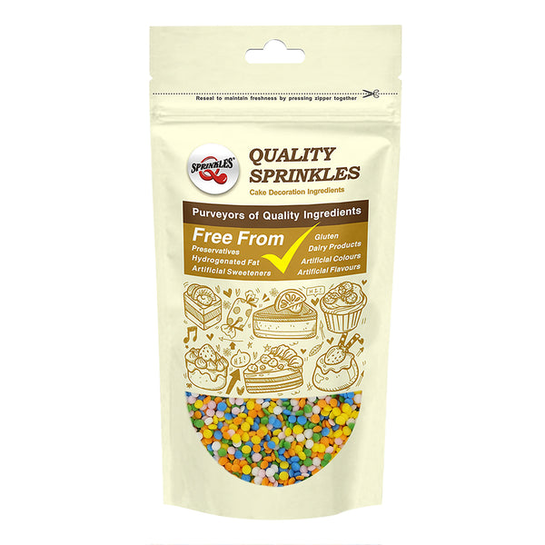 Easter Confetti Dots - Halal Certified Nuts Free Sprinkles For Cake