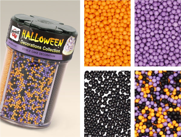 Halloween 4 in 1 Shaker - Gluten Free Non GMOs Sprinkles Cake Decor